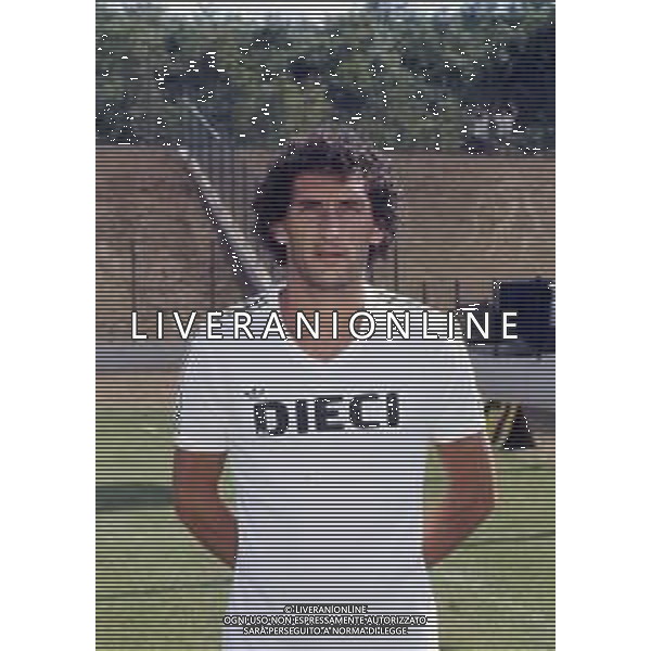 RETROSPETTIVA SALA PATRIZIO CALCIATORE NELLA FOTO PATRIZIO SALA CON LA MAGLIA DEL CESENA AG ALDO LIVERANI SAS