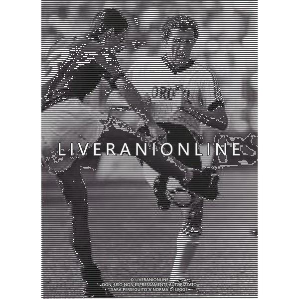 RETROSPETTIVA SALA PATRIZIO CALCIATORE NELLA FOTO PATRIZIO SALA CON LA MAGLIA DEL CESENA AG ALDO LIVERANI SAS