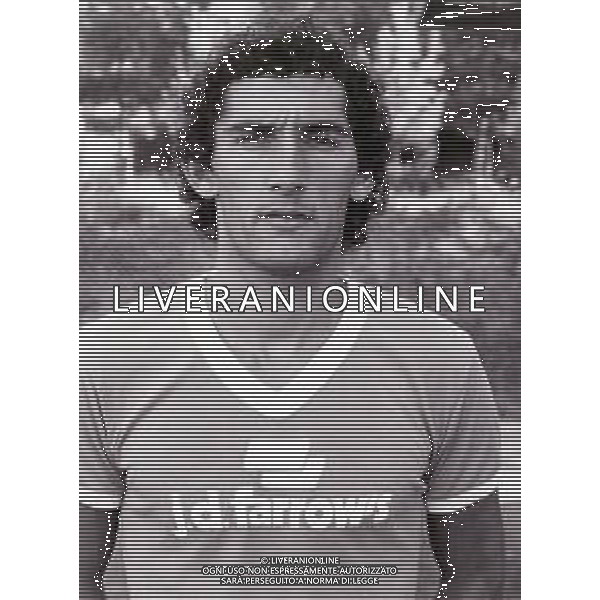 RETROSPETTIVA SALA PATRIZIO CALCIATORE NELLA FOTO PATRIZIO SALA CON LA MAGLIA DELLA FIORENTINA AG ALDO LIVERANI SAS