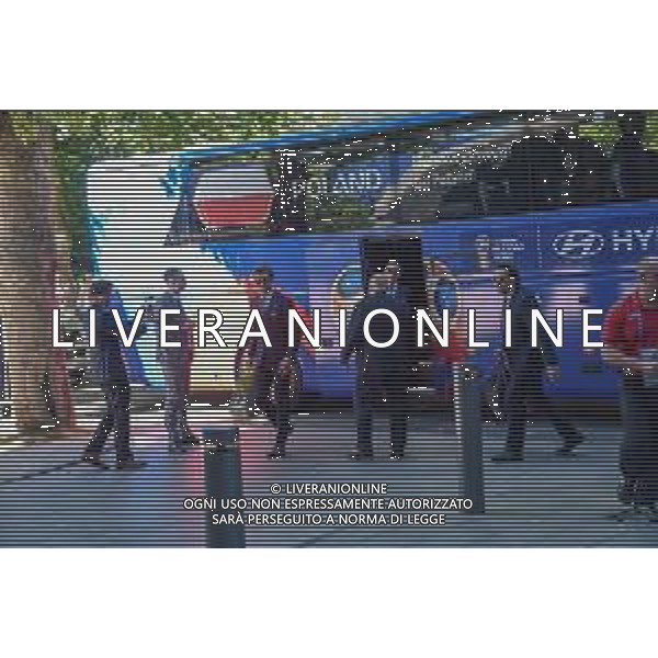 SOCHI SOCZI ROSJA 13.06.2018 PILKARZE REPREZENTACJA POLSKI PRZYJAZD DO HOTELU W SOCZI FOT.TOBIASZ/NEWSPIX.PL Football FIFA World Cup 2018 in Russia Arrival of the Polish national team to Russia NZ GRZEGORZ KRYCHOWIAK I TOMASZ IWAN --- Newspix.pl / AGENZIA ALDO LIVERANI SAS - ITALY ONLY EDITORIAL USE ONLY - Arrivo della Nazionale della Polonia a Sochi per i Campionati Mondiali di calcio - Football FIFA World Cup Russia 2018