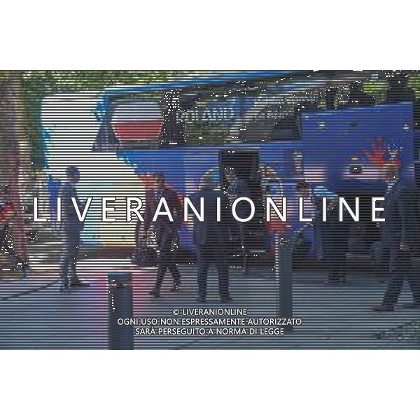 SOCHI SOCZI ROSJA 13.06.2018 PILKARZE REPREZENTACJA POLSKI PRZYJAZD DO HOTELU W SOCZI FOT.TOBIASZ/NEWSPIX.PL Football FIFA World Cup 2018 in Russia Arrival of the Polish national team to Russia NZ THIAGO CIONEK --- Newspix.pl / AGENZIA ALDO LIVERANI SAS - ITALY ONLY EDITORIAL USE ONLY - Arrivo della Nazionale della Polonia a Sochi per i Campionati Mondiali di calcio - Football FIFA World Cup Russia 2018