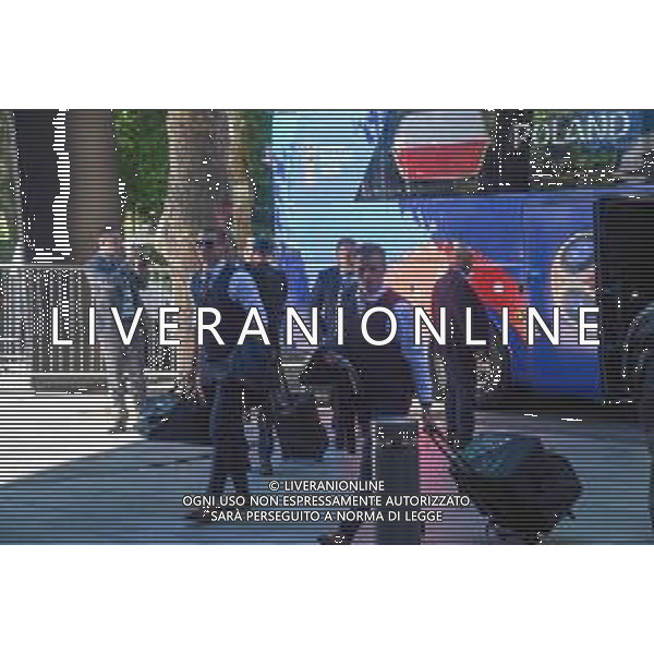 SOCHI SOCZI ROSJA 13.06.2018 PILKARZE REPREZENTACJA POLSKI PRZYJAZD DO HOTELU W SOCZI FOT.TOBIASZ/NEWSPIX.PL Football FIFA World Cup 2018 in Russia Arrival of the Polish national team to Russia NZ LUKASZ PISZCZEK I ZBOGNIEW BONIEK --- Newspix.pl / AGENZIA ALDO LIVERANI SAS - ITALY ONLY EDITORIAL USE ONLY - Arrivo della Nazionale della Polonia a Sochi per i Campionati Mondiali di calcio - Football FIFA World Cup Russia 2018