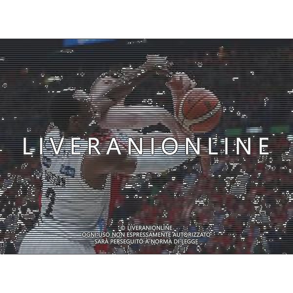 LBA Lega Basket Serie A 2017/2018 Playoff Finale Gara 5 Milano - 13.06.2018 EA7 Emporio Armani-Dolomiti Energia Trentino Nella Foto:Sutton Dominique - Gudaitis Arturas /Ph.Vitez-Ag. Aldo Liverani
