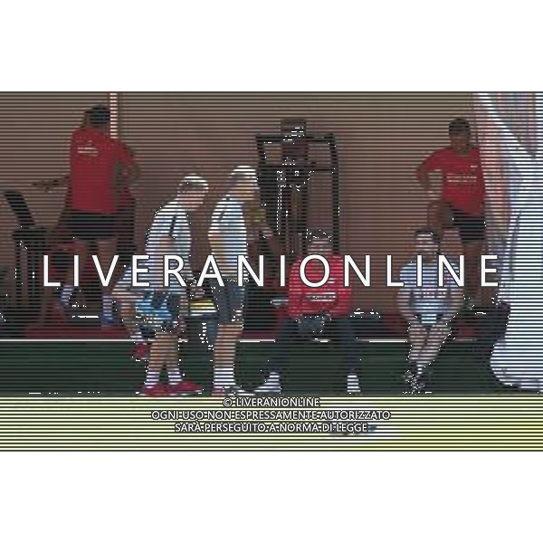 SOCZI 14.06.2018 MISTRZOSTWA SWIATA W PILCE NOZNEJ 2018 TRENING REPREZENTACJI POLSKI --- 2018 FIFA WORLD CUP POLISH FOOTBALL NATIONAL TEAM TRAINING SESSION IN SOCHI WOJCIECH HERMAN JAROSLAW TKOCZ WOJCIECH SZCZESNY TOMASZ IWAN FOT. PIOTR KUCZA/FOTOPYK / NEWSPIX.PL --- Newspix.pl / AGENZIA ALDO LIVERANI SAS - ITALY ONLY EDITORIAL USE ONLY - Allenamento della Nazionale della Polonia a Sochi per i Campionati Mondiali di calcio - Football FIFA World Cup Russia 14.06.2018