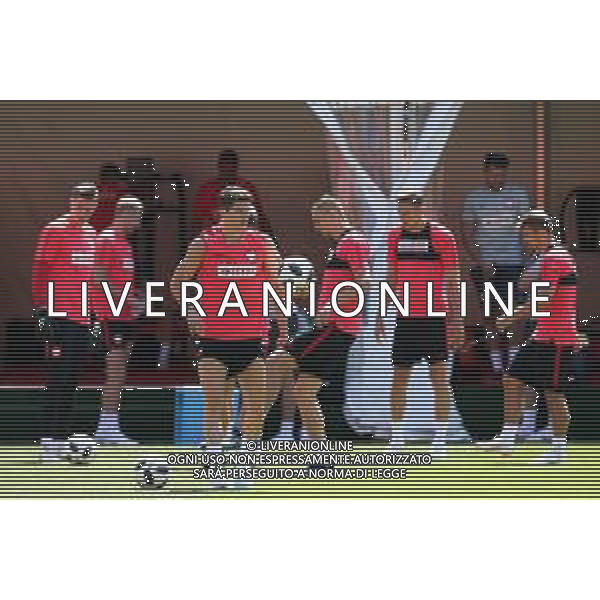SOCZI 14.06.2018 MISTRZOSTWA SWIATA W PILCE NOZNEJ 2018 TRENING REPREZENTACJI POLSKI --- 2018 FIFA WORLD CUP POLISH FOOTBALL NATIONAL TEAM TRAINING SESSION IN SOCHI ROBERT LEWANDOWSKI FOT. PIOTR KUCZA/FOTOPYK / NEWSPIX.PL --- Newspix.pl / AGENZIA ALDO LIVERANI SAS - ITALY ONLY EDITORIAL USE ONLY - Allenamento della Nazionale della Polonia a Sochi per i Campionati Mondiali di calcio - Football FIFA World Cup Russia 14.06.2018