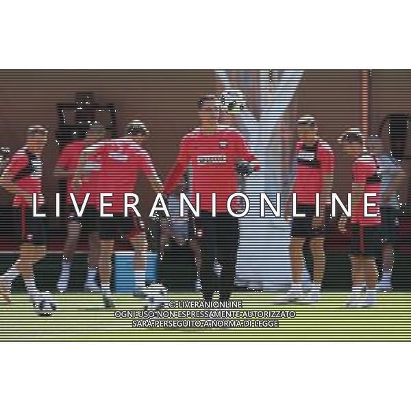 SOCZI 14.06.2018 MISTRZOSTWA SWIATA W PILCE NOZNEJ 2018 TRENING REPREZENTACJI POLSKI --- 2018 FIFA WORLD CUP POLISH FOOTBALL NATIONAL TEAM TRAINING SESSION IN SOCHI WOJCIECH SZCZESNY FOT. PIOTR KUCZA/FOTOPYK / NEWSPIX.PL --- Newspix.pl / AGENZIA ALDO LIVERANI SAS - ITALY ONLY EDITORIAL USE ONLY - Allenamento della Nazionale della Polonia a Sochi per i Campionati Mondiali di calcio - Football FIFA World Cup Russia 14.06.2018