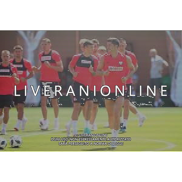 SOCZI 14.06.2018 MISTRZOSTWA SWIATA W PILCE NOZNEJ 2018 TRENING REPREZENTACJI POLSKI --- 2018 FIFA WORLD CUP POLISH FOOTBALL NATIONAL TEAM TRAINING SESSION IN SOCHI ROBERT LEWANDOWSKI FOT. PIOTR KUCZA/FOTOPYK / NEWSPIX.PL --- Newspix.pl / AGENZIA ALDO LIVERANI SAS - ITALY ONLY EDITORIAL USE ONLY - Allenamento della Nazionale della Polonia a Sochi per i Campionati Mondiali di calcio - Football FIFA World Cup Russia 14.06.2018
