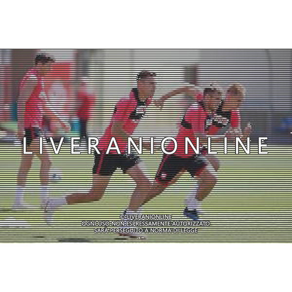 SOCZI 14.06.2018 MISTRZOSTWA SWIATA W PILCE NOZNEJ 2018 TRENING REPREZENTACJI POLSKI --- 2018 FIFA WORLD CUP POLISH FOOTBALL NATIONAL TEAM TRAINING SESSION IN SOCHI JAN BEDNAREK MACIEJ RYBUS LUKASZ TEODORCZYK FOT. PIOTR KUCZA/FOTOPYK / NEWSPIX.PL --- Newspix.pl / AGENZIA ALDO LIVERANI SAS - ITALY ONLY EDITORIAL USE ONLY - Allenamento della Nazionale della Polonia a Sochi per i Campionati Mondiali di calcio - Football FIFA World Cup Russia 14.06.2018