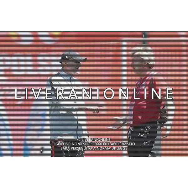 14.06.2018 SOCZI ROSJA (SOCHI, ROSJA) PILKA NOZNA (FOOTBALL) MISTRZOSTWA SWIATA W PILCE NOZNEJ FIFA WORLD CUP ROSJA 2018 ( FIFA WORLD CUP 2018 RUSSIA) BAZA TRENINGOWA REPREZENTACJI POLSKI - BOSIKO SPUTNIK TRENING REPREZENTACJI POLSKI NZ ADAM NAWALKA - TRENER, HEAD COACH, SELEKCJONER, ZBIGNIEW BONIEK FOTO LUKASZ GROCHALA/CYFRASPORT / NEWSPIX.PL --- Newspix.pl / AGENZIA ALDO LIVERANI SAS - ITALY ONLY EDITORIAL USE ONLY - Allenamento della Nazionale della Polonia a Sochi per i Campionati Mondiali di calcio - Football FIFA World Cup Russia 14.06.2018