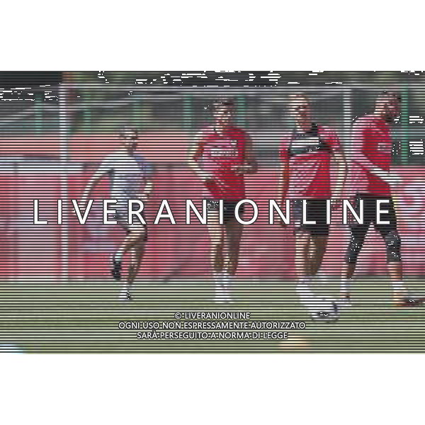 14.06.2018 SOCZI ROSJA (SOCHI, ROSJA) PILKA NOZNA (FOOTBALL) MISTRZOSTWA SWIATA W PILCE NOZNEJ FIFA WORLD CUP ROSJA 2018 ( FIFA WORLD CUP 2018 RUSSIA) BAZA TRENINGOWA REPREZENTACJI POLSKI - BOSIKO SPUTNIK TRENING REPREZENTACJI POLSKI NZ ROBERT LEWANDOWSKI, LUKASZ TEODORCZYK FOTO LUKASZ GROCHALA/CYFRASPORT / NEWSPIX.PL --- Newspix.pl / AGENZIA ALDO LIVERANI SAS - ITALY ONLY EDITORIAL USE ONLY - Allenamento della Nazionale della Polonia a Sochi per i Campionati Mondiali di calcio - Football FIFA World Cup Russia 14.06.2018