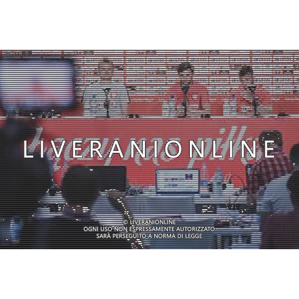 14.06.2018 SOCZI ROSJA (SOCHI, ROSJA) PILKA NOZNA (FOOTBALL) MISTRZOSTWA SWIATA W PILCE NOZNEJ FIFA WORLD CUP ROSJA 2018 ( FIFA WORLD CUP 2018 RUSSIA) BAZA TRENINGOWA REPREZENTACJI POLSKI - BOSIKO SPUTNIK KONFERENCJA PRASOWA REPREZENTACJI POLSKI NZ BOGDAN ZAJAC, BARTOSZ BERESZYNSKI, MACIEJ RYBUS FOTO LUKASZ GROCHALA/CYFRASPORT / NEWSPIX.PL --- Newspix.pl / AGENZIA ALDO LIVERANI SAS - ITALY ONLY EDITORIAL USE ONLY - Allenamento della Nazionale della Polonia a Sochi per i Campionati Mondiali di calcio - Football FIFA World Cup Russia 14.06.2018