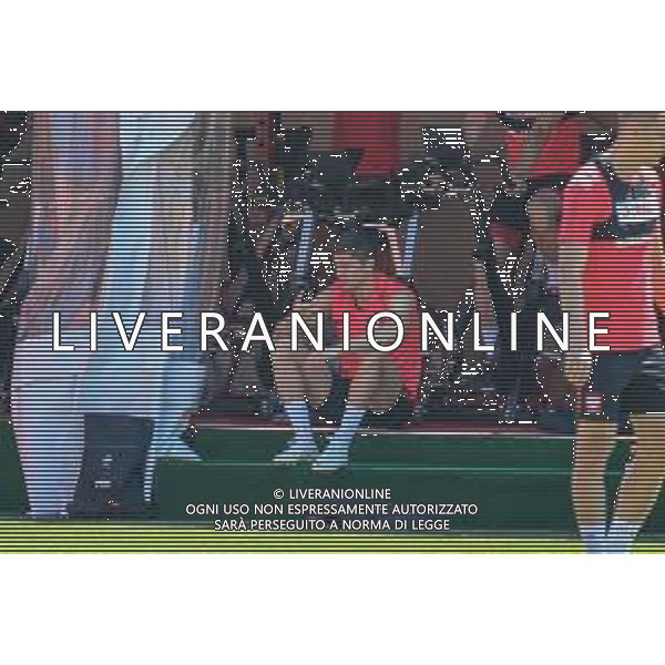 14.06.2018 SOCZI ROSJA (SOCHI, ROSJA) PILKA NOZNA (FOOTBALL) MISTRZOSTWA SWIATA W PILCE NOZNEJ FIFA WORLD CUP ROSJA 2018 ( FIFA WORLD CUP 2018 RUSSIA) BAZA TRENINGOWA REPREZENTACJI POLSKI - BOISKO SPUTNIK FOT.TOBIASZ/NEWSPIX.PL NZ ROBERT LEWANDOWSKI --- Newspix.pl / AGENZIA ALDO LIVERANI SAS - ITALY ONLY EDITORIAL USE ONLY - Allenamento della Nazionale della Polonia a Sochi per i Campionati Mondiali di calcio - Football FIFA World Cup Russia 14.06.2018