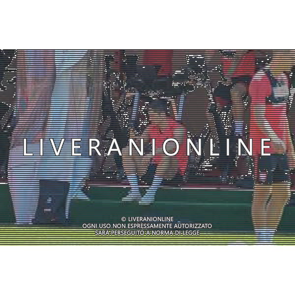 14.06.2018 SOCZI ROSJA (SOCHI, ROSJA) PILKA NOZNA (FOOTBALL) MISTRZOSTWA SWIATA W PILCE NOZNEJ FIFA WORLD CUP ROSJA 2018 ( FIFA WORLD CUP 2018 RUSSIA) BAZA TRENINGOWA REPREZENTACJI POLSKI - BOISKO SPUTNIK FOT.TOBIASZ/NEWSPIX.PL NZ ROBERT LEWANDOWSKI --- Newspix.pl / AGENZIA ALDO LIVERANI SAS - ITALY ONLY EDITORIAL USE ONLY - Allenamento della Nazionale della Polonia a Sochi per i Campionati Mondiali di calcio - Football FIFA World Cup Russia 14.06.2018