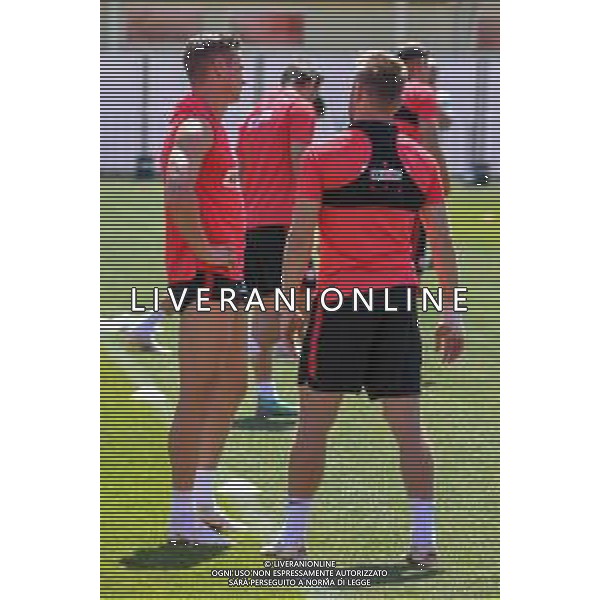 14.06.2018 SOCZI ROSJA (SOCHI, ROSJA) PILKA NOZNA (FOOTBALL) MISTRZOSTWA SWIATA W PILCE NOZNEJ FIFA WORLD CUP ROSJA 2018 ( FIFA WORLD CUP 2018 RUSSIA) BAZA TRENINGOWA REPREZENTACJI POLSKI - BOISKO SPUTNIK FOT.TOBIASZ/NEWSPIX.PL NZ LUKASZ PISZCZEK --- Newspix.pl / AGENZIA ALDO LIVERANI SAS - ITALY ONLY EDITORIAL USE ONLY - Allenamento della Nazionale della Polonia a Sochi per i Campionati Mondiali di calcio - Football FIFA World Cup Russia 14.06.2018