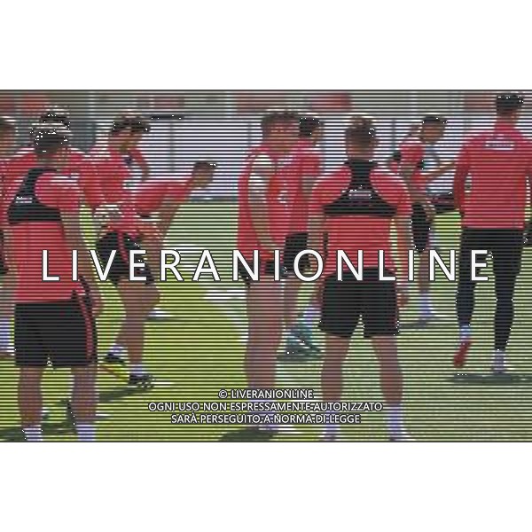 14.06.2018 SOCZI ROSJA (SOCHI, ROSJA) PILKA NOZNA (FOOTBALL) MISTRZOSTWA SWIATA W PILCE NOZNEJ FIFA WORLD CUP ROSJA 2018 ( FIFA WORLD CUP 2018 RUSSIA) BAZA TRENINGOWA REPREZENTACJI POLSKI - BOISKO SPUTNIK FOT.TOBIASZ/NEWSPIX.PL NZ LUKASZ PISZCZEK --- Newspix.pl / AGENZIA ALDO LIVERANI SAS - ITALY ONLY EDITORIAL USE ONLY - Allenamento della Nazionale della Polonia a Sochi per i Campionati Mondiali di calcio - Football FIFA World Cup Russia 14.06.2018