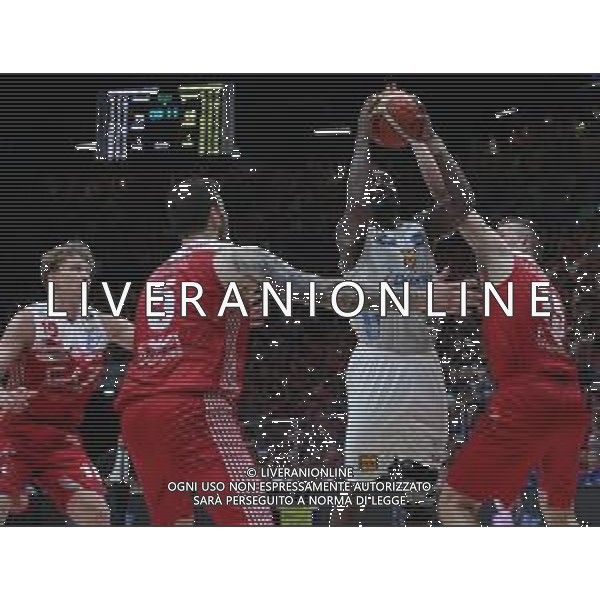 LBA Lega Basket Serie A 2017/2018 Playoff Finale Gara 5 Milano - 13.06.2018 EA7 Emporio Armani-Dolomiti Energia Trentino Nella Foto:Hogue Dustin /Ph.Vitez-Ag. Aldo Liverani