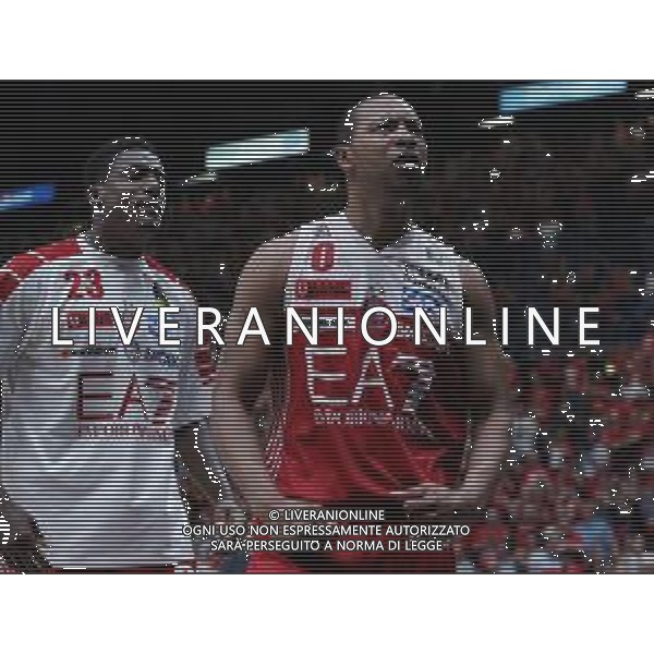 LBA Lega Basket Serie A 2017/2018 Playoff Finale Gara 5 Milano - 13.06.2018 EA7 Emporio Armani-Dolomiti Energia Trentino Nella Foto:Goudelock Andrew esulta /Ph.Vitez-Ag. Aldo Liverani