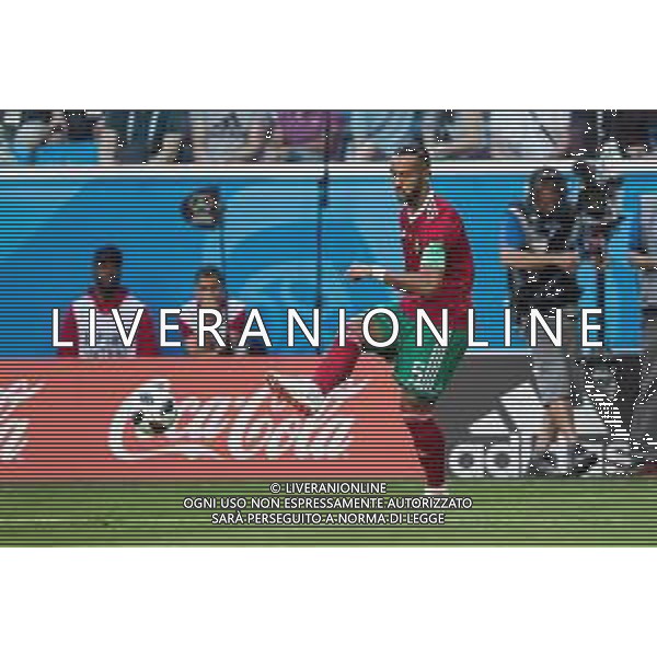 15.06.2018 PETERSBURG SAINT PETERSBURG STADIUM PILKA NOZNA (FOOTBALL) MISTRZOSTWA SWIATA ROSJA 2018 FIFA WORLD CUP RUSSIA 2018 MAROKO - IRAN (MOROCCO - IRAN) NZ MEHDI BENATIA FOTO LUKASZ SKWIOT/CYFRASPORT / NEWSPIX.PL --- Newspix.pl / AGENZIA ALDO LIVERANI SAS - ITALY ONLY EDITORIAL USE ONLY - MAROCCO - IRAN Campionati Mondiali di calcio - Football FIFA World Cup Russia 15.06.2018