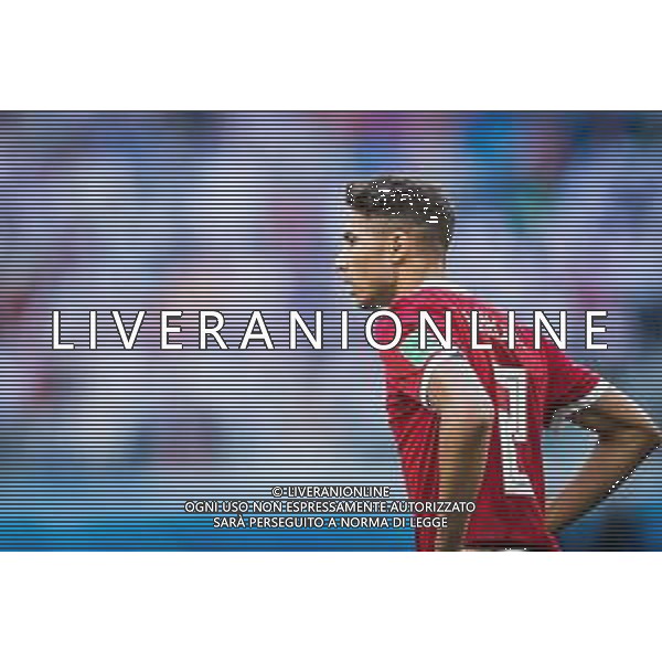 15.06.2018 PETERSBURG SAINT PETERSBURG STADIUM PILKA NOZNA (FOOTBALL) MISTRZOSTWA SWIATA ROSJA 2018 FIFA WORLD CUP RUSSIA 2018 MAROKO - IRAN (MOROCCO - IRAN) NZ ACHRAF HAKIMI FOTO LUKASZ SKWIOT/CYFRASPORT / NEWSPIX.PL --- Newspix.pl / AGENZIA ALDO LIVERANI SAS - ITALY ONLY EDITORIAL USE ONLY - MAROCCO - IRAN Campionati Mondiali di calcio - Football FIFA World Cup Russia 15.06.2018