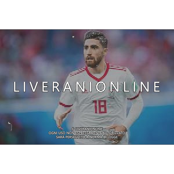 15.06.2018 PETERSBURG SAINT PETERSBURG STADIUM PILKA NOZNA (FOOTBALL) MISTRZOSTWA SWIATA ROSJA 2018 FIFA WORLD CUP RUSSIA 2018 MAROKO - IRAN (MOROCCO - IRAN) NZ ALIREZA JAHANBAKHSH FOTO LUKASZ SKWIOT/CYFRASPORT/NEWSPIX.PL --- Newspix.pl / AGENZIA ALDO LIVERANI SAS - ITALY ONLY EDITORIAL USE ONLY - MAROCCO - IRAN Campionati Mondiali di calcio - Football FIFA World Cup Russia 15.06.2018