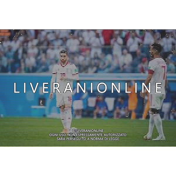 15.06.2018 PETERSBURG SAINT PETERSBURG STADIUM PILKA NOZNA (FOOTBALL) MISTRZOSTWA SWIATA ROSJA 2018 FIFA WORLD CUP RUSSIA 2018 MAROKO - IRAN (MOROCCO - IRAN) NZ ALIREZA JAHANBAKHSH FOTO LUKASZ SKWIOT/CYFRASPORT/NEWSPIX.PL --- Newspix.pl / AGENZIA ALDO LIVERANI SAS - ITALY ONLY EDITORIAL USE ONLY - MAROCCO - IRAN Campionati Mondiali di calcio - Football FIFA World Cup Russia 15.06.2018