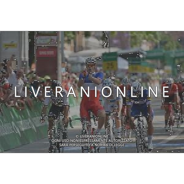 16-06-2018 Tour De Suisse; Tappa 08 Bellinzona - Bellinzona; 2018, Groupama - Fdj; 2018, Bora - Hansgrohe; 2018, Quick Step - Floors; 2018, Uae Team Emirates; Demare, Arnaud; Sagan, Peter; Gaviria Rendon, Fernando; Kristoff, Alexander; Bellinzona; ©SIROTTI / AGENZIA ALDO LIVERANI SAS