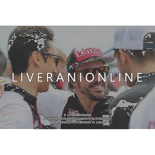 (L to R): Kazuki Nakajima (JPN); Fernando Alonso (ESP); and Sebastien Buemi (SUI) #08 Toyota Gazoo Racing Toyota TS050 Hybrid, on the grid. 16-17.06.2018. FIA World Endurance Championship, Le Mans 24 Hours, Race, Le Mans, France. AG ALDO LIVERANI SAS-ONLY ITALY
