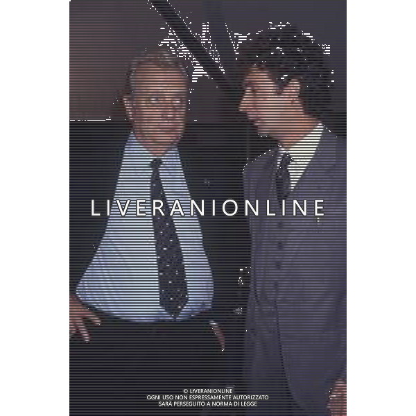 RETROSPETTIVA MARIO CECCHI GORI IMPRENDITORE CINEMATOGRAFICO E PRESIDENTE DELLA FIORENTINA CALCIO NELLA FOTO MARIO CECCHI GORI CON FRANCESCO NUTI AG ALDO LIVERANI SAS 