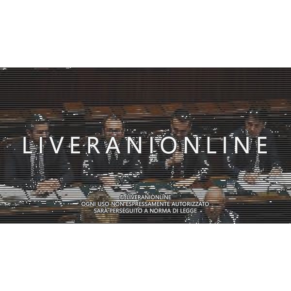 Formazione del nuovo Esecutivo del Governo Lega - Movimento 5 Stelle, Roma Maggio 2018 nella foto Giuseppe Conte, Luigi Di Maio, Alfonso Bonafede e Riccardo Fraccaro © AGENZIA ALDO LIVERANI SAS