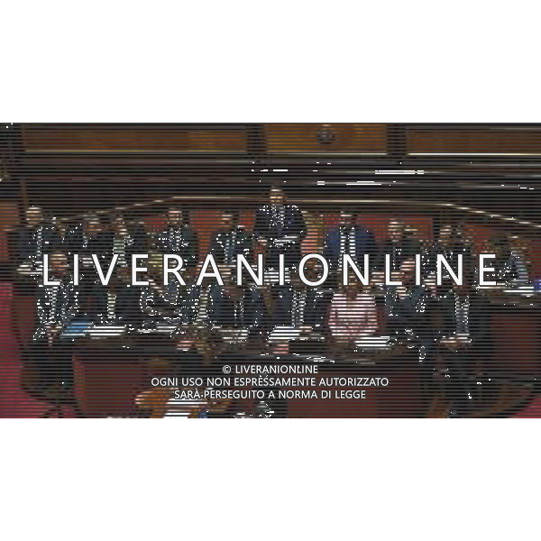 Formazione del nuovo Esecutivo del Governo Lega - Movimento 5 Stelle, Roma Maggio 2018 nella foto il presidente Giuseppe Conte con i ministri © AGENZIA ALDO LIVERANI SAS