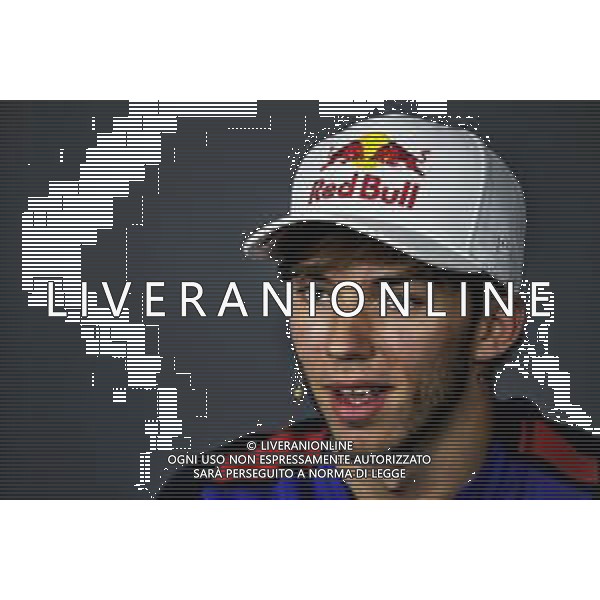 Pierre Gasly (FRA) Scuderia Toro Rosso in the FIA Press Conference. 21.06.2018. Formula 1 World Championship, Rd 8, French Grand Prix, Paul Ricard, France, Preparation Day. / AGENZIA ALDO LIVERANI SAS - ITALY ONLY EDITORIAL USE ONLY - F1 GP FRANCIA Preparation Day 21.06.2018