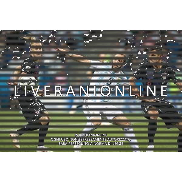 21.06.2018 NIZNY NOWOGROD NIZHNY NOVGOROD PILKA NOZNA (FOOTBALL) MISTRZOSTWA SWIATA ROSJA 2018 FIFA WORLD CUP RUSSIA 2018 ARGENTYNA - CHORWACJA (ARGENTINA-CROATIA) NZ GONZALO HIGUAIN DEJAN LOVREN DOMAGOJ VIDA FOTO LUKASZ SKWIOT/CYFRASPORT / NEWSPIX.PL --- Newspix.pl AG ALDO LIVERANI SAS-ONLY ITALY