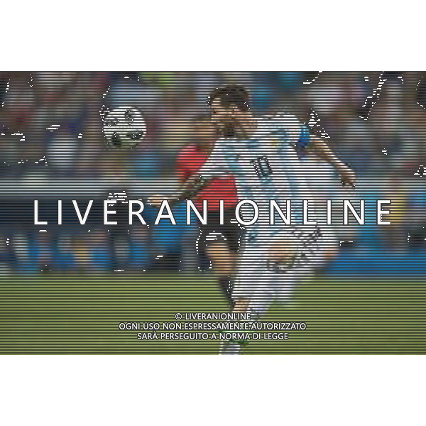 21.06.2018 NIZNY NOWOGROD NIZHNY NOVGOROD PILKA NOZNA (FOOTBALL) MISTRZOSTWA SWIATA ROSJA 2018 FIFA WORLD CUP RUSSIA 2018 ARGENTYNA - CHORWACJA (ARGENTINA-CROATIA) NZ LIONEL MESSI FOTO LUKASZ SKWIOT/CYFRASPORT / NEWSPIX.PL --- Newspix.pl AG ALDO LIVERANI SAS-ONLY ITALY