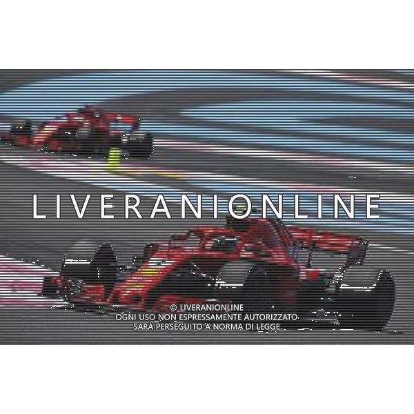 Kimi Raikkonen (FIN) Ferrari SF71H. 22.06.2018. Formula 1 World Championship, Rd 8, French Grand Prix, Paul Ricard, France, Practice Day. / AGENZIA ALDO LIVERANI SAS - ITALY ONLY EDITORIAL USE ONLY - F1 GP FRANCIA PROVE LIBERE 22.06.2018