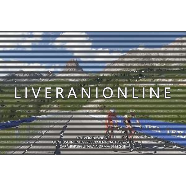 22-06-2018 Adriatica - Ionica Race; Tappa 03 Mussolente - Passo Giau; 2018, Androni Giocattoli - Sidermec; 2018, Wilier Triestina Selle Italia; Belletti, Manuel; Turrin, Alex; Passo Giau; FOTO STEFANO SIROTTI-AG ALDO LIVERANI SAS