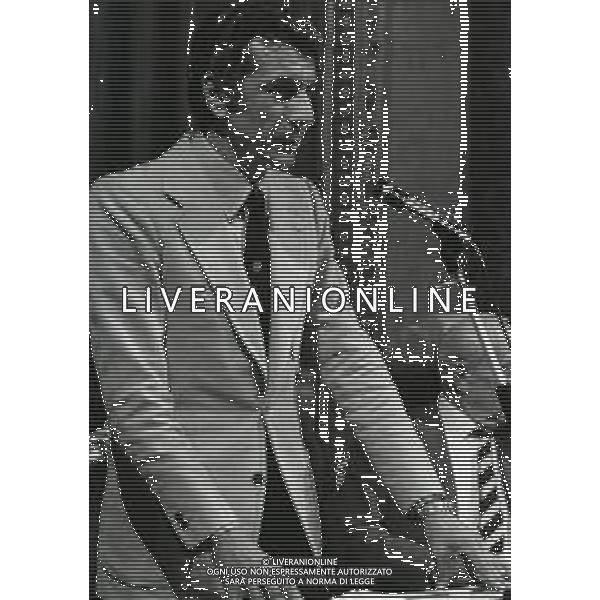 1971-RETROSPETTIVA ALFREDO PIGNA GIORNALISTA NELLA FOTO ALFREDO PIGNA GIORNALISTA AG ALDO LIVERANI SAS