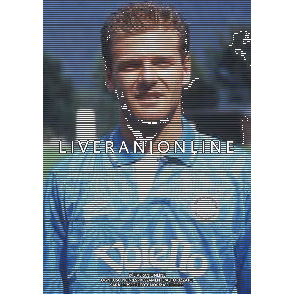RETROSPETTIVA LUCA ALTOMARE CALCIATORE NELLA FOTO LUCA ALTOMARE CON LA MAGLIA DEL NAPOLI AG ALDO LIVERANI SAS
