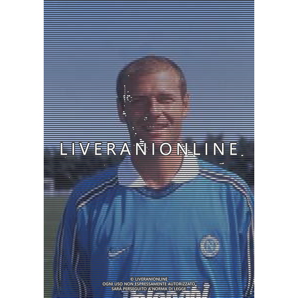 RETROSPETTIVA LUCA ALTOMARE CALCIATORE NELLA FOTO LUCA ALTOMARE CON LA MAGLIA DEL NAPOLI AG ALDO LIVERANI SAS