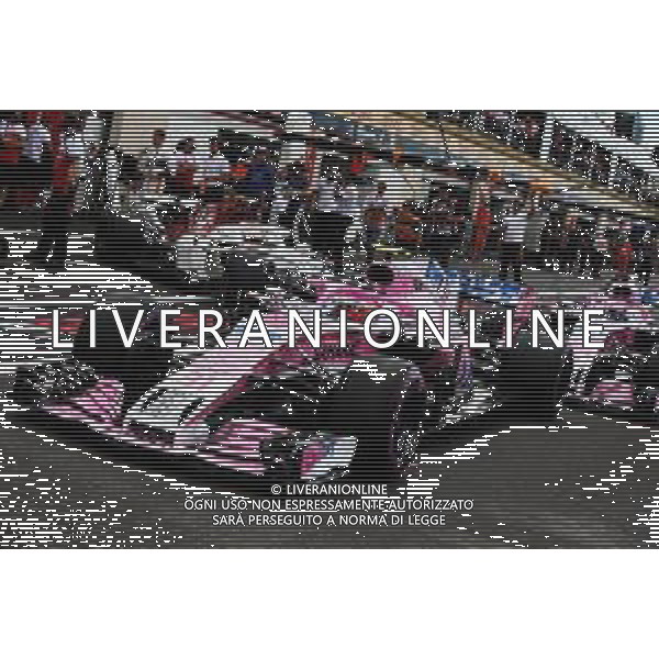 Esteban Ocon (FRA) Sahara Force India F1 VJM11 leaves the pits. 23.06.2018. Formula 1 World Championship, Rd 8, French Grand Prix, Paul Ricard, France, Qualifying Day. / AGENZIA ALDO LIVERANI SAS - ITALY ONLY EDITORIAL USE ONLY - F1 GP FRANCIA PROVE UFFICIALI QUALIFICHE 23.06.2018
