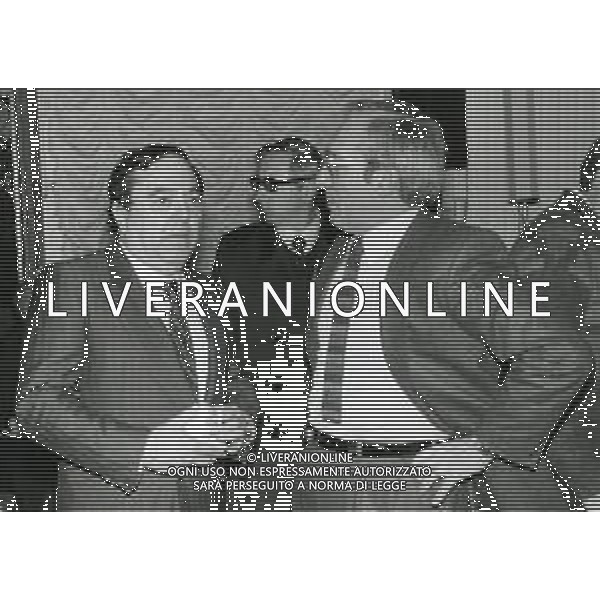RETROSPETTIVA AMARUGI ALVARO PRESIDENTE CAGLIARI CALCIO NELLA FOTO AMARUGI ALVARO CON DOMENICO LUZZARA AG ALDO LIVERANI SAS