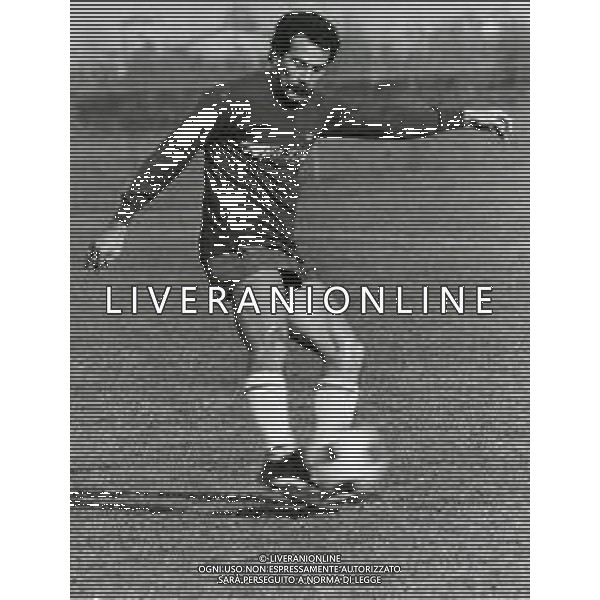RETROSPETTIVA SALI RENATO CALCIATORE NELLA FOTO SALI RENATO IN ALLENAMENTO AL BOLOGNA AG ALDO LIVERANI SAS