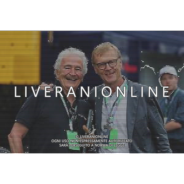 Ari Vatanen (FIN) Former World Rally Champion (Right). 23.06.2018. Formula 1 World Championship, Rd 8, French Grand Prix, Paul Ricard, France, Qualifying Day. / AGENZIA ALDO LIVERANI SAS - ITALY ONLY EDITORIAL USE ONLY - F1 GP FRANCIA PROVE UFFICIALI QUALIFICHE 23.06.2018