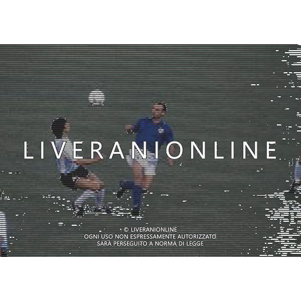 ITALIA - ARGENTINA 03.07.1990 Campionato mondiale di calcio, Coppa del Mondo FIFA ITALIA \'90 NELLA FOTO SALVATORE TOTO\' SCHILLACI ©ARCHIVIO / AGENZIA ALDO LIVERANI SAS