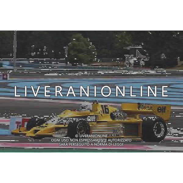 Rene Arnoux (FRA) - Renault classic car Passion Parade. 24.06.2018. Formula 1 World Championship, Rd 8, French Grand Prix, Paul Ricard, France, Race Day. / AGENZIA ALDO LIVERANI SAS - ITALY ONLY EDITORIAL USE ONLY - F1 GP FRANCIA GARA 24.06.2018