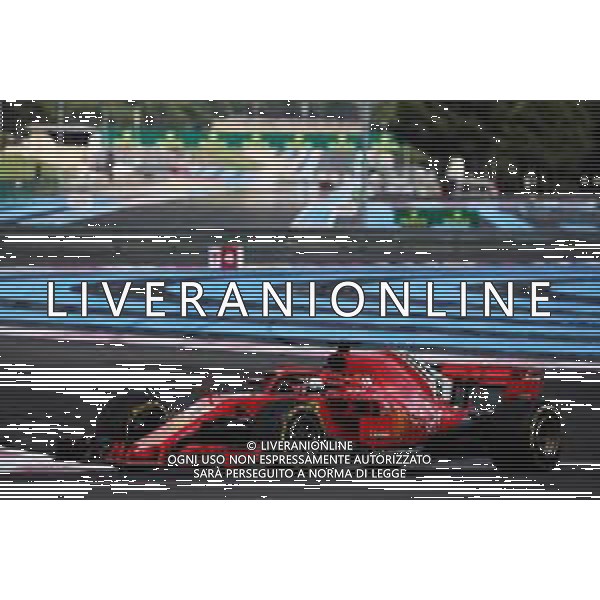 Sebastian Vettel (GER) Ferrari SF71H. 24.06.2018. Formula 1 World Championship, Rd 8, French Grand Prix, Paul Ricard, France, Race Day. / AGENZIA ALDO LIVERANI SAS - ITALY ONLY EDITORIAL USE ONLY - F1 GP FRANCIA GARA 24.06.2018