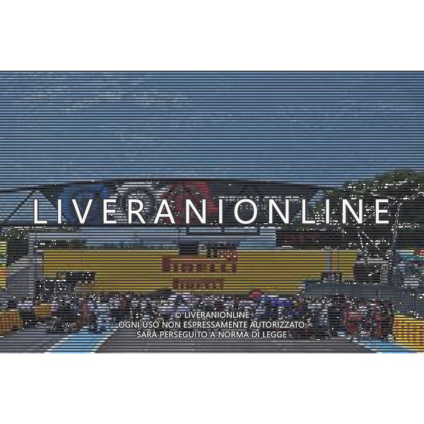 The grid before the start of the race. 24.06.2018. Formula 1 World Championship, Rd 8, French Grand Prix, Paul Ricard, France, Race Day. / AGENZIA ALDO LIVERANI SAS - ITALY ONLY EDITORIAL USE ONLY - F1 GP FRANCIA GARA 24.06.2018