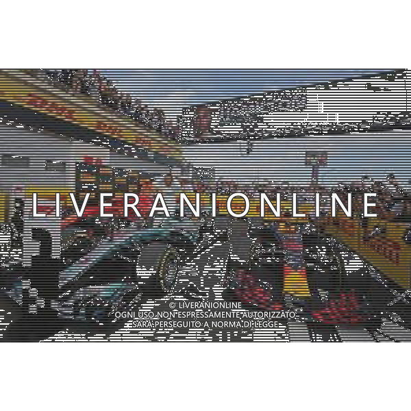 Lewis Hamilton (GBR) Mercedes AMG F1 24.06.2018. Formula 1 World Championship, Rd 8, French Grand Prix, Paul Ricard, France, Race Day. / AGENZIA ALDO LIVERANI SAS - ITALY ONLY EDITORIAL USE ONLY - F1 GP FRANCIA GARA 24.06.2018