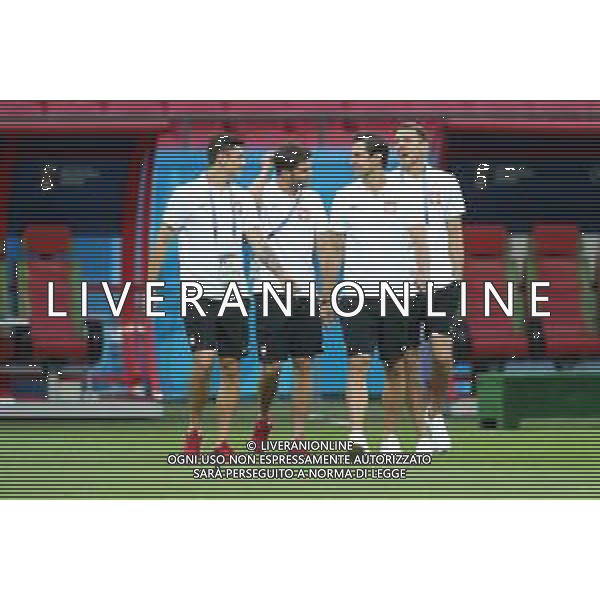 24.06.2018 KAZAN, ARENA KAZAN PILKA NOZNA (FOOTBALL) MISTRZOSTWA SWIATA ROSJA 2018 FIFA WORLD CUP RUSSIA 2018 FAZA GRUPOWA (GROUP STAGE) MECZ GAME POLSKA - KOLUMBIA (POLAND-COLUMBIA) NZ DAWID KOWNACKI, BARTOSZ BERESZYNSKI, GRZEGORZ KRYCHOWIAK, JAN BEDNAREK FOTO LUKASZ GROCHALA/CYFRASPORT / NEWSPIX.PL --- Newspix.pl AG ALDO LIVERANI SAS-ONLY ITALY