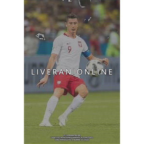 24.06.2018 KAZAN, ARENA KAZAN PILKA NOZNA (FOOTBALL) MISTRZOSTWA SWIATA ROSJA 2018 FIFA WORLD CUP RUSSIA 2018 POLSKA - KOLUMBIA (POLAND-COLUMBIA) NZ ROBERT LEWANDOWSKI FOTO LUKASZ SKWIOT/CYFRASPORT / NEWSPIX.PL --- Newspix.pl AG ALDO LIVERANI SAS-ONLY ITALY