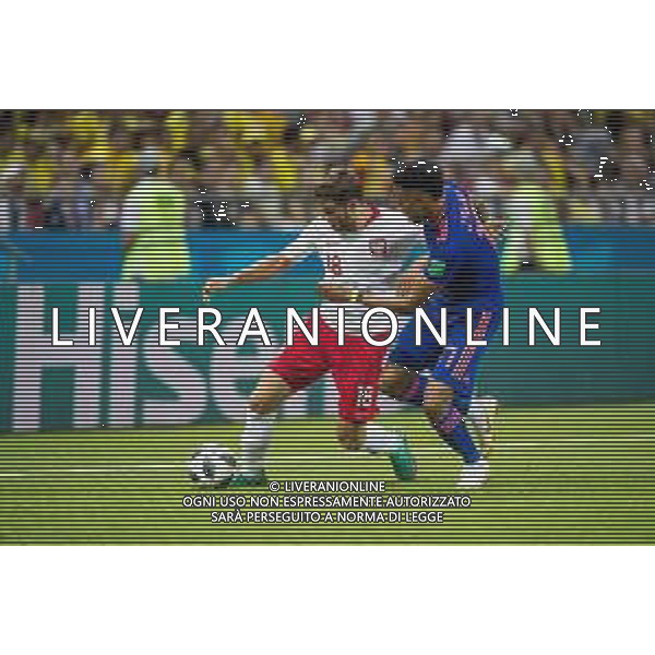 24.06.2018 KAZAN, ARENA KAZAN PILKA NOZNA (FOOTBALL) MISTRZOSTWA SWIATA ROSJA 2018 FIFA WORLD CUP RUSSIA 2018 POLSKA - KOLUMBIA (POLAND-COLUMBIA) NZ BARTOSZ BERESZYNSKI JOHAN MOJICA FOTO LUKASZ SKWIOT/CYFRASPORT / NEWSPIX.PL --- Newspix.pl AG ALDO LIVERANI SAS-ONLY ITALY